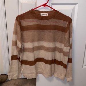 Goodnight Macaroon—crew neck stripe sweater